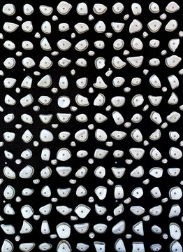 detail of boulder wall