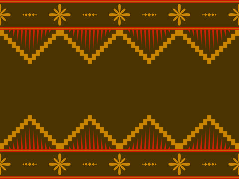 seamless pattern with Geometric Tribal Brown and Orange Background, suitable for textile design, fabric, wallpaper