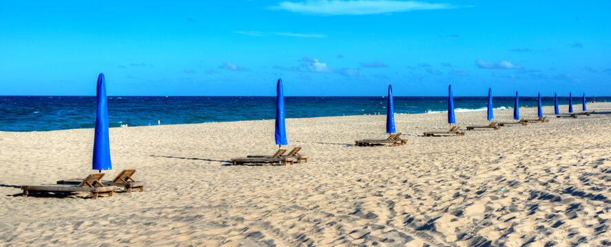 beach umbrellas