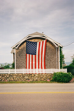 American Flag Barn Film 