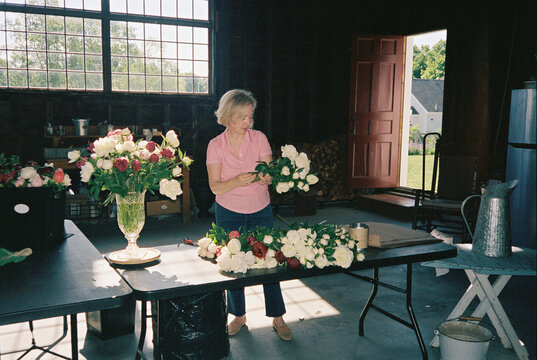 Floral Designer home Workshop loft  Barn film