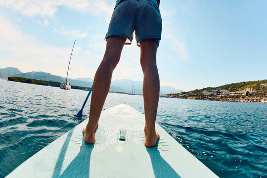 Man enjoying SUP