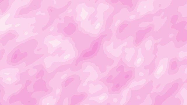 Soft pastel pink camouflage pattern with organic fluid shapes, gentle gradients, seamless looping texture, and modern abstract motion background for creative design projects.