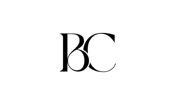 BC Letter Logo Monogram Vector Design