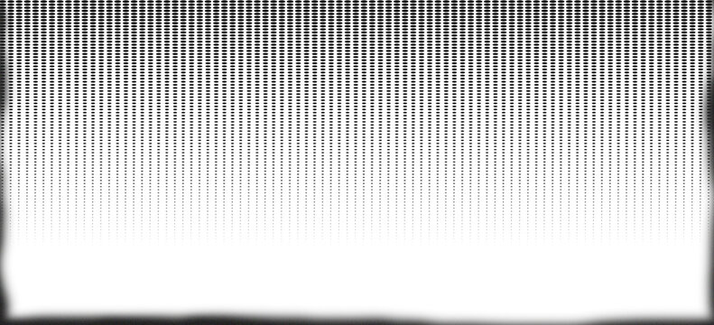 Black and White Halftone Dot Gradient Background Vector