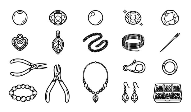Handmade Jewelry Craft Beading Doodle Collection