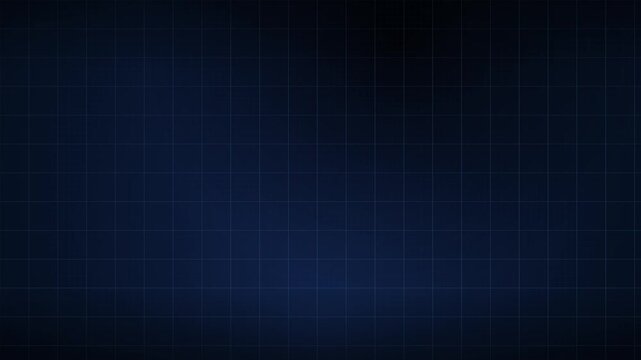 Futuristic blue grid background, digital technology data screen, dark navy geometric mesh texture for corporate presentation and sci-fi video