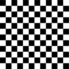 Obraz premium black and white checkers