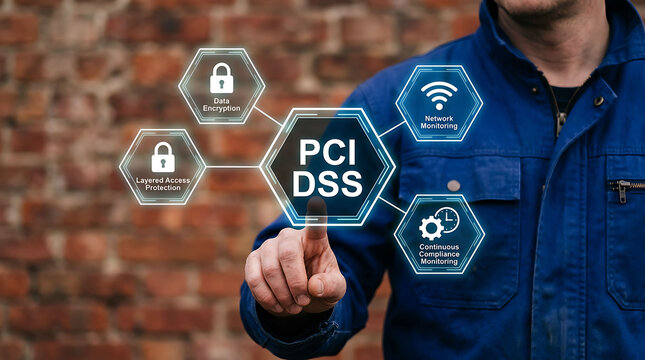 PCI DSS standard compliance data security protection network encryption concept