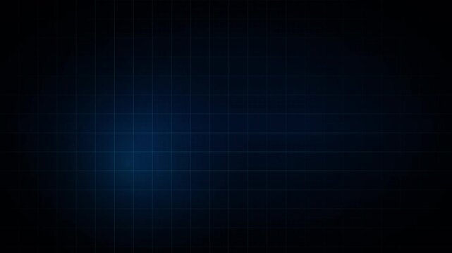 Futuristic blue grid background, digital technology interface with glowing lines, abstract data network visualization for corporate presentations
