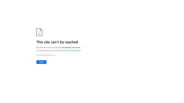 This Site Can Not Be Reached Connection Timed Out Light Theme Motion Graphic UI Animation