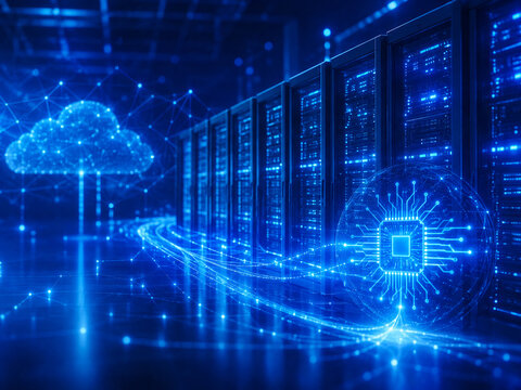 AI data center and cloud computing network infrastructure