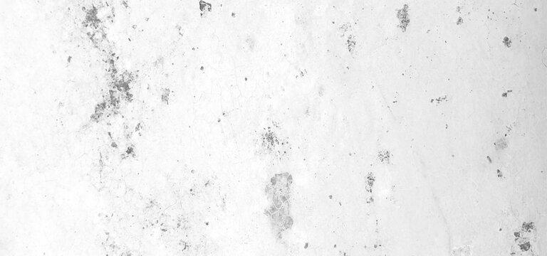 White Grunge Concrete Texture Background with Subtle Gray Distressed Marks and Weathered Surface. Minimal Weathered White Wall Texture with Soft Gray Grunge Marks and Vintage Surface.