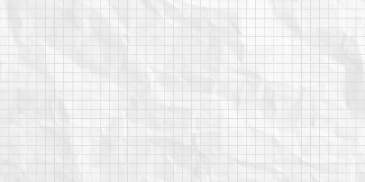 texture checkered sheet of white paper background.