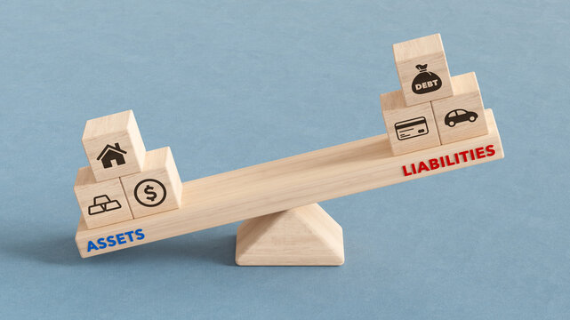 Assets Heavy Wooden Seesaw Balance concept