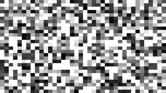 Mosaic blur pattern ideal as background for digital projects, Dynamic pixelated background. Blocks shifting and changing constantly. Pixel censored with mosaic pattern animation. Abstract mosaic blur.