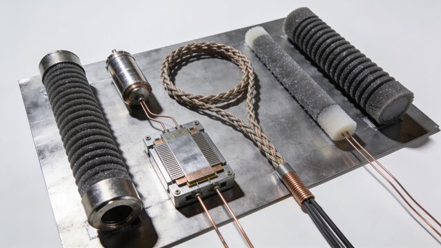 Deconstructed Radioisotope Thermoelectric Generator Modules on Metal Plate