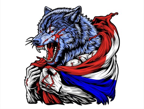 wolf head mascot