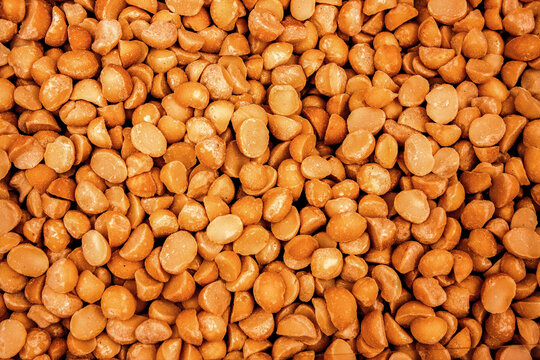 Assorted Macadamia background fill the frame closeup