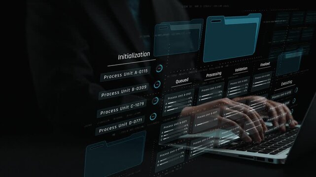 Task management workflow dashboard visualizing to-do lists, ongoing tasks, review status, and completed items to support productivity and project tracking Marrow