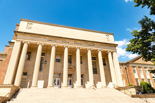 Amelia Gayle Gorgas Library at the University of Alabama, a prominent campus library and academic landmark.