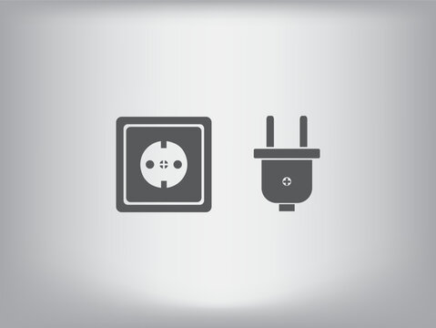 Vector icon on a gray background.