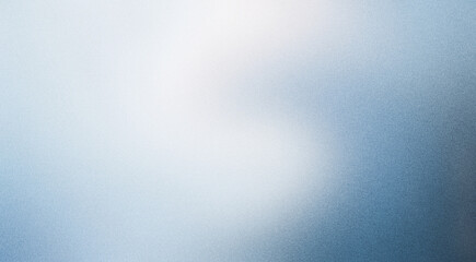 Fototapeta premium Blue gray grainy background, smooth dark to light gradient noise texture abstract banner poster header backdrop design