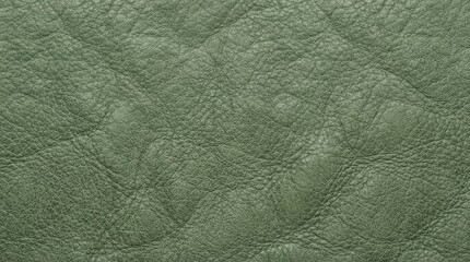 Naklejka premium Close up view of green leather texture with intricate details