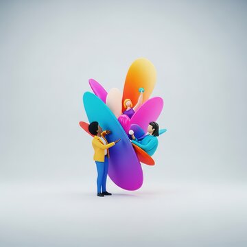 Confident leadership and pride radiate within a sophisticated boutique, emphasizing diverse teamwork and premium retail service excellence, career, collaboration, inclusion