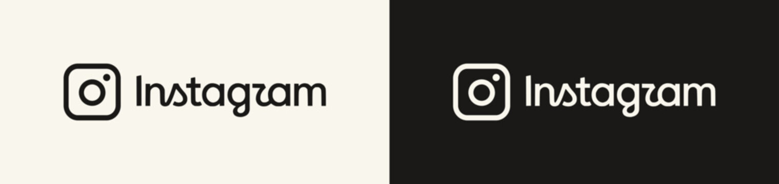 Instagram new logo type design.