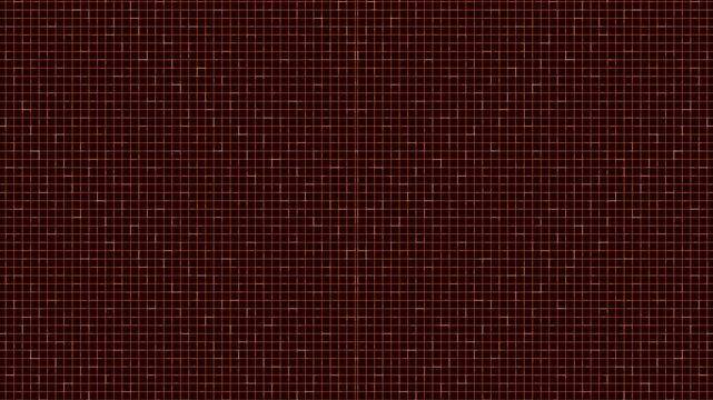 Abstract Pulsing Red Grid Background with Glowing Circuit Board Pattern