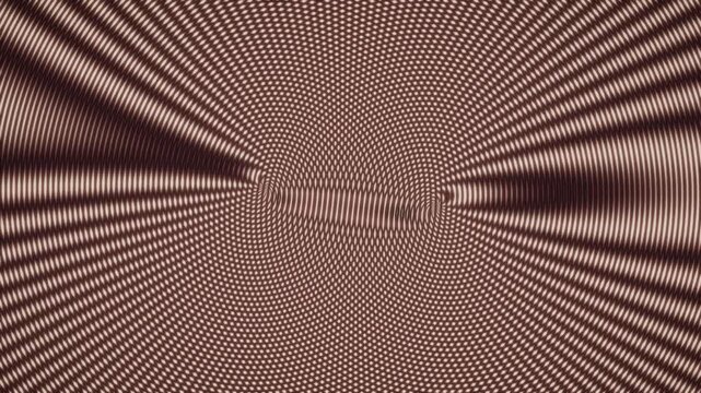 Moire Pattern Optical Interference Bands from Two Sliding Line Grids Seamless Loop in bright coral tones