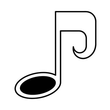 Musical eighth note symbol