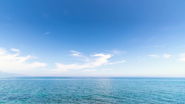 北海道・標津町から国後島方面（うっすと北方領土が見える）を望むタイムラプス