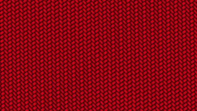 Seamless Red Herringbone Weave Texture Background pattern