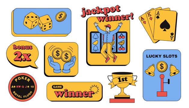 Jack wine screenshote vector illustration
