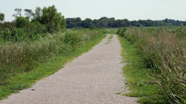 Midwestern conservation biological science land resources dedicated to protecting wetlands, open water, and riparian habitats within Lawrence Kansas