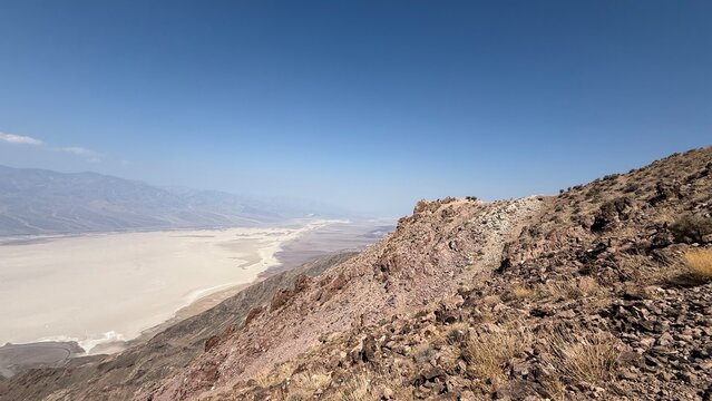 Panoramic View from Dante's View Over Death Valley National Park
