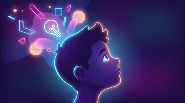 Innovation and Creative Idea Education Concept Vector Illustration