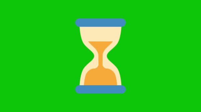 Hourglass Timer With Flowing Sand