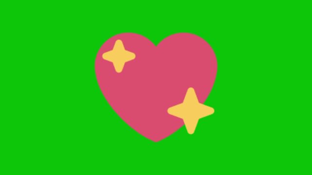 Beautiful Love Heart Animation With Romantic Feelings