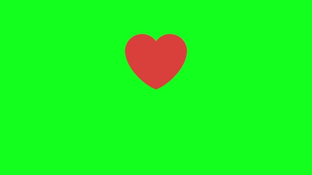 Beautiful Love Heart Animation With Romantic Feelings