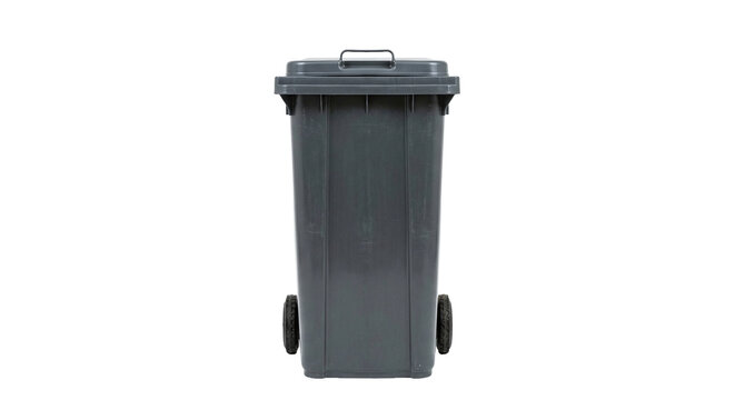 Trash can, Rubbish bin isolated on transparent background, PNG