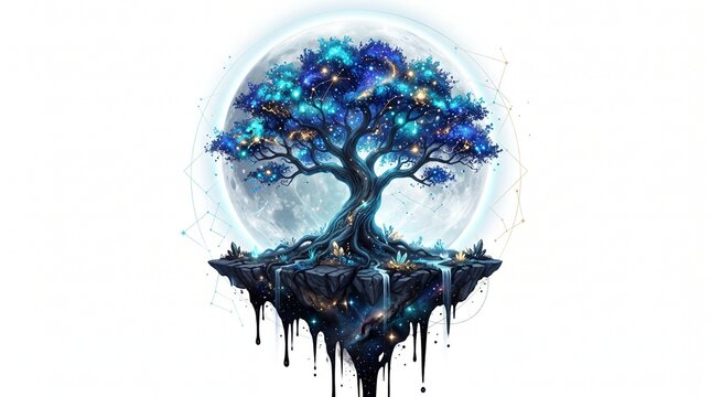 Cosmic Tree Moon