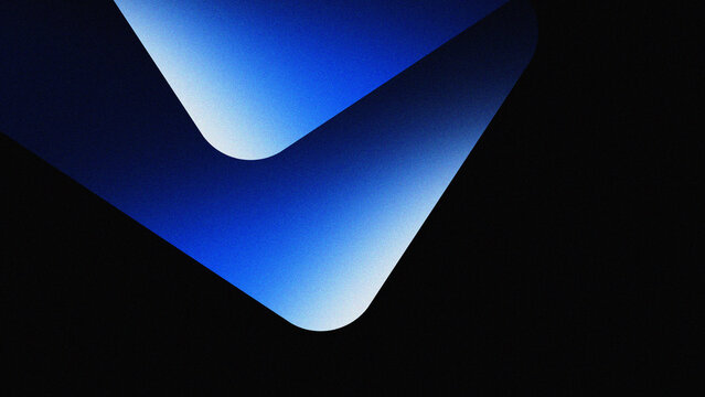 Modern futuristic blue presentation background vector illustration with soft light gradient design