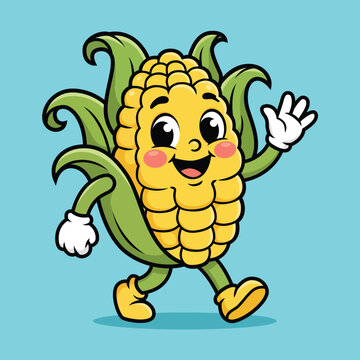 funny cartoon corn
