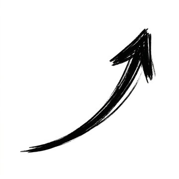 Black doodle arrow vector collection with hand drawn curved arrows, sketch direction signs, loop symbols and ink pointer elements for notes and highlights