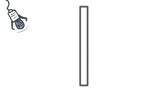 The sound wave emitter is activated and emits a wave. It first passes through the void, then reflects off the wall.