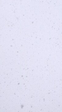 Winter Snowfall against Sky