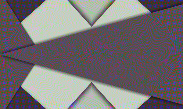 Geometric abstract design with overlapping shapes